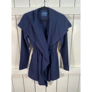 New Ryan Roberts Women's Wrap Tunic Dress/Top Navy Blue Size Small